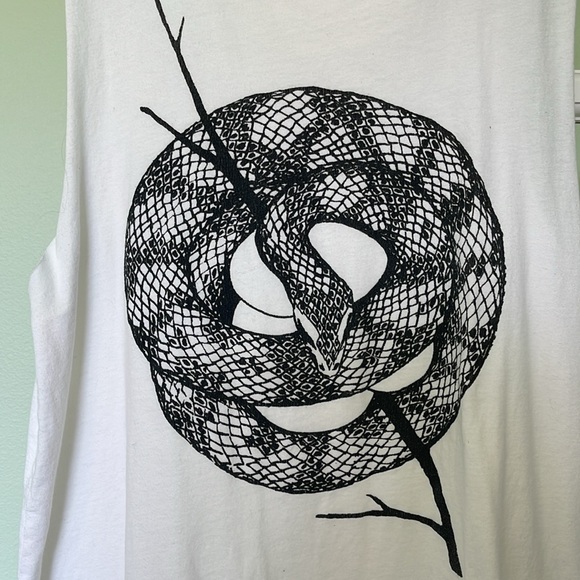 Urban Shaman snake sleeveless t-shirt - Picture 2 of 2